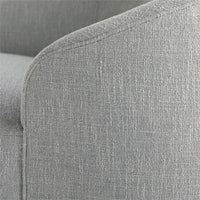 Emilee 71" Iceberg Linen Grey Ash Chaise