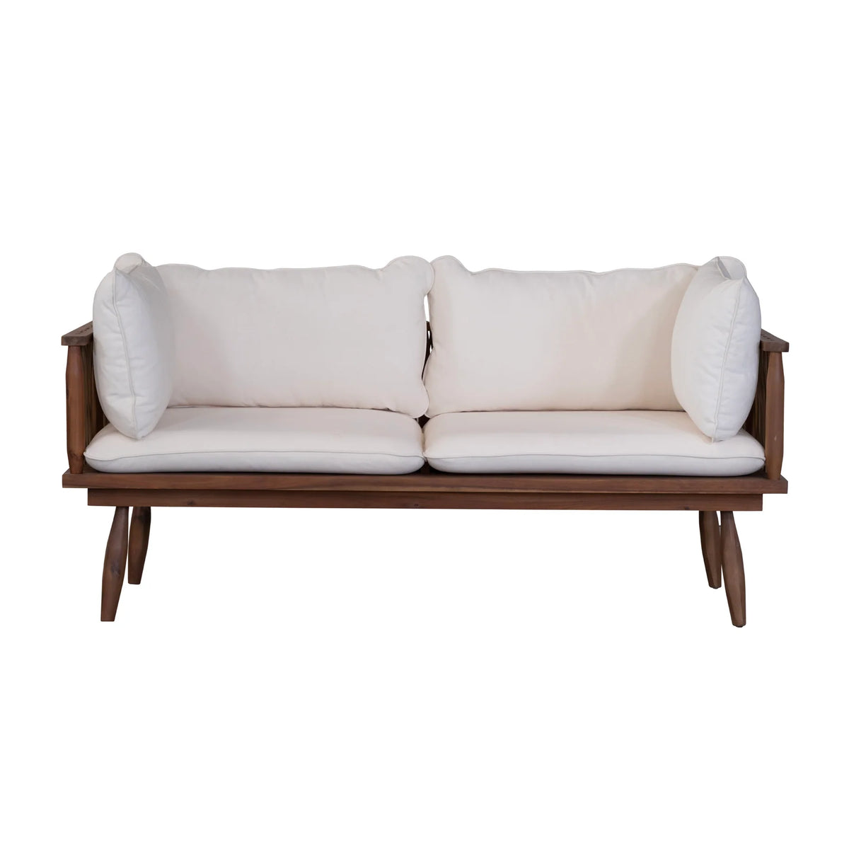 Amellia Outdoor Teak Loveseat