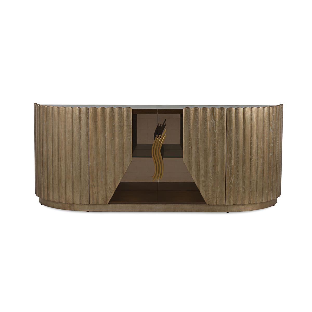 Vienna 90" Four-Door Lighted Sideboard