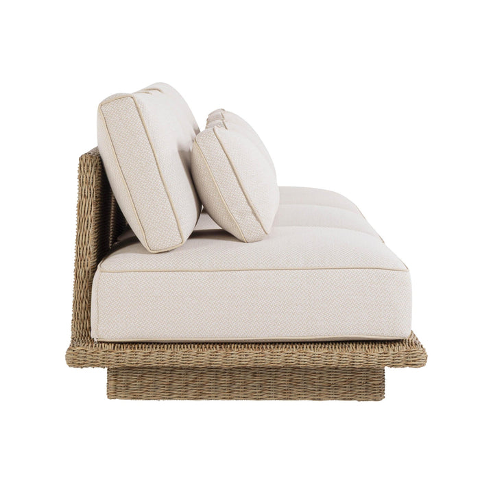 Mora 96" Cream Outdoor Sofa