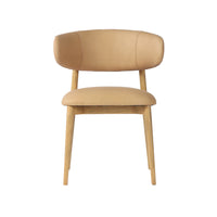 Rowan Tan Leather Dining Chair