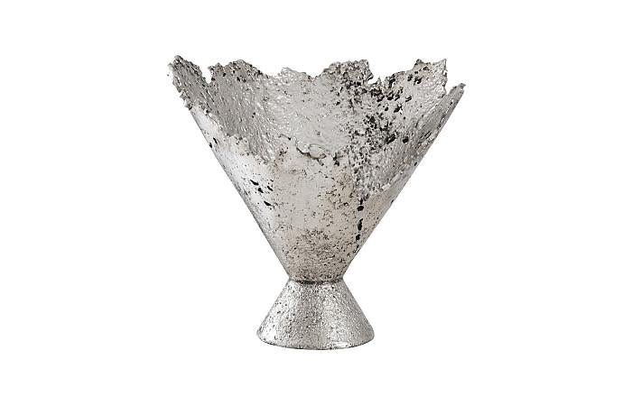 Kai Silver Leaf Sculptural Bowl