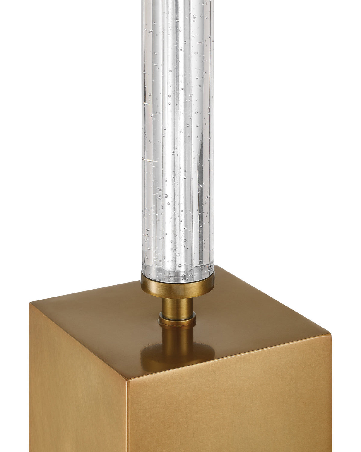 Adeline Crystal & Brass Martini Table