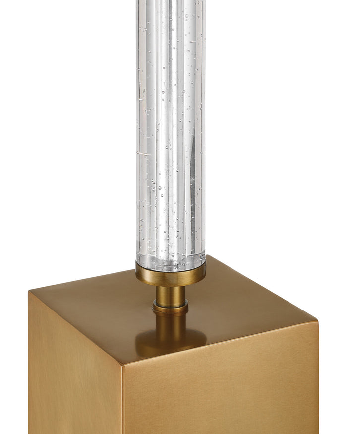 Adeline Crystal & Brass Martini Table