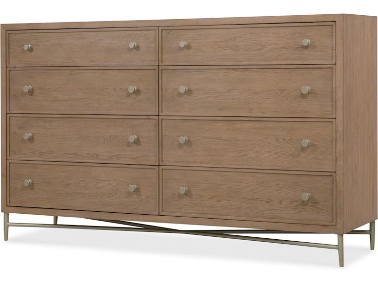 Magnus Neutral Eight-Drawer Dresser