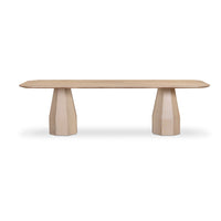 Brooke Driftwood 106" Ash Wood Rectangular Dining Table