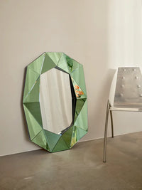 Francine European Artist Collection Large Emerald Mirror