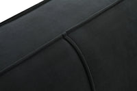 Galen 96.5" Plush Black Velvet Sofa