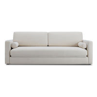 Reese 91" Cream Upcycled Performance Linen Sofa Bed