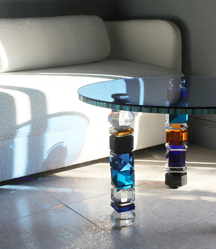 Francesca European Artist Collection Crystal Table