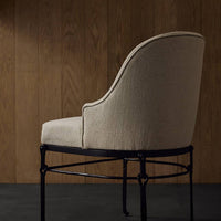 Carrick Performance Fabric Oxford White Dining Chair (Set of 2)