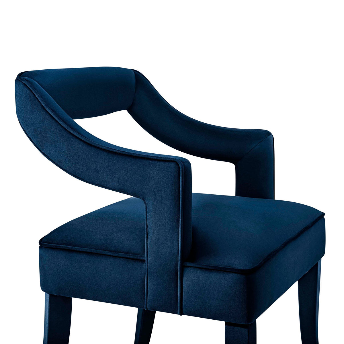 Carolina Blue Velvet Chair - Luxury Living Collection