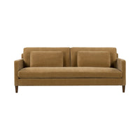 Aeliana 84" Mustard Velvet Sofa