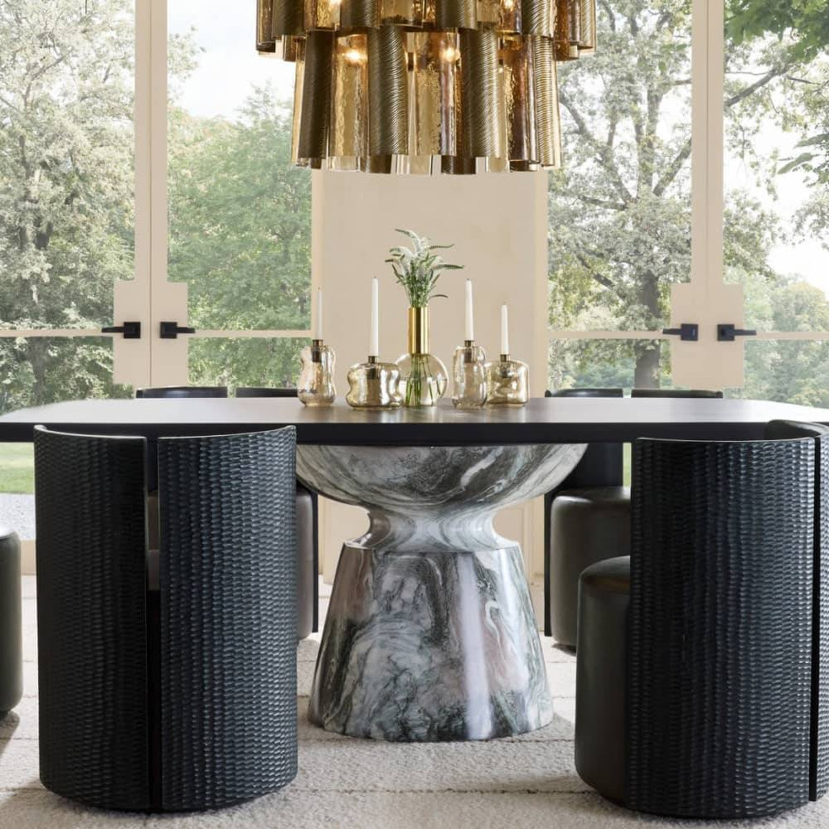 Forgey 82" Modern Dining Table