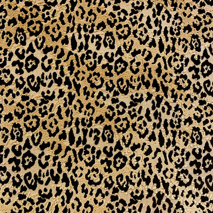 Malia Classic/Modern Cheetah Print Custom Upholstered Ottoman