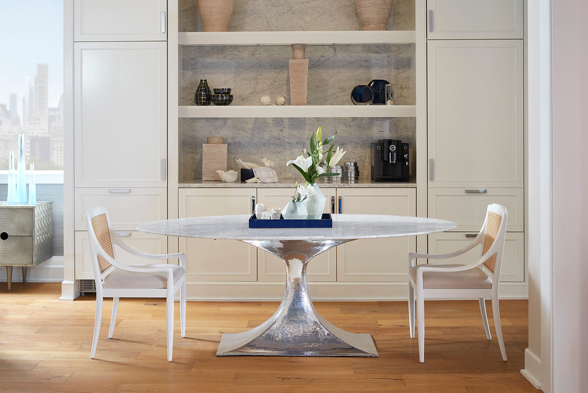 Lev White Armchair
