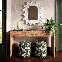 Ada 54" Honey Burl Console Table