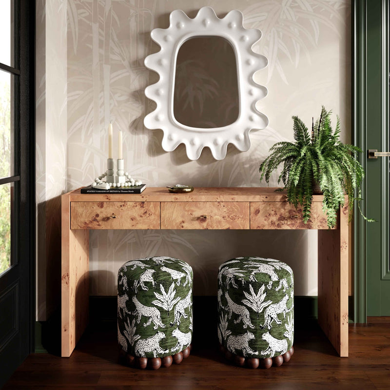 Ada 54" Honey Burl Console Table