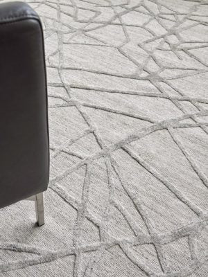 Selena Grey Hand Loomed Area Rug - Elegance Collection