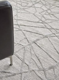 Selena Grey Hand Loomed Area Rug - Elegance Collection