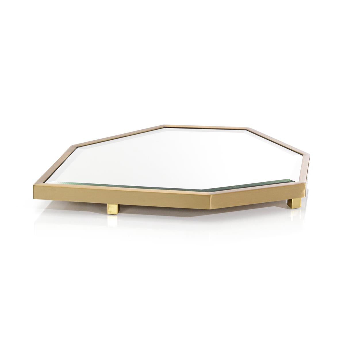 Basilia Champagne Angular Tray