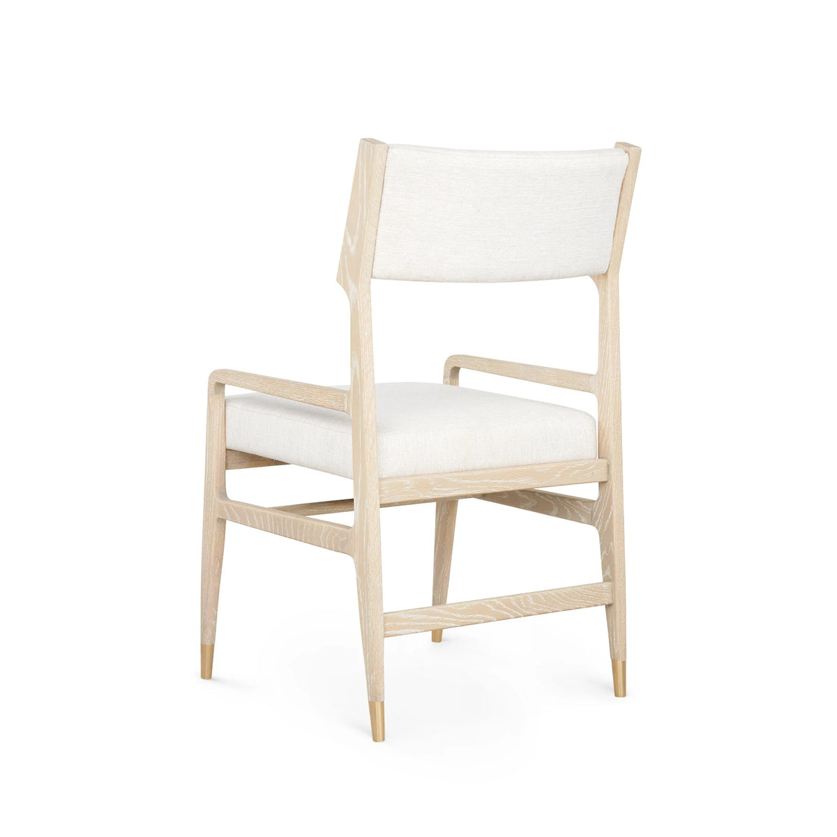 Valerie Soft White & Sand Arm Chair