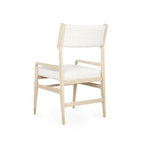 Valerie Soft White & Sand Arm Chair