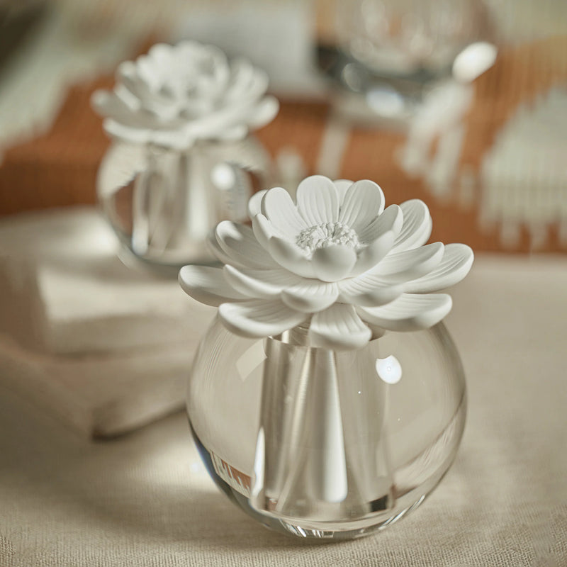 Apothecary Valentina Grapefruit Flower Fragrance Crystal Ball Diffuser - Set of 4 (2 Sizes Available)