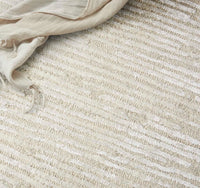 Delilah Ivory Silky Luxcelle & Wool Area Rug