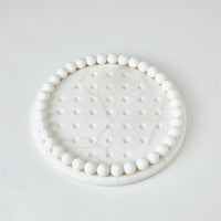 Privy Alabaster White Solitaire Game Set