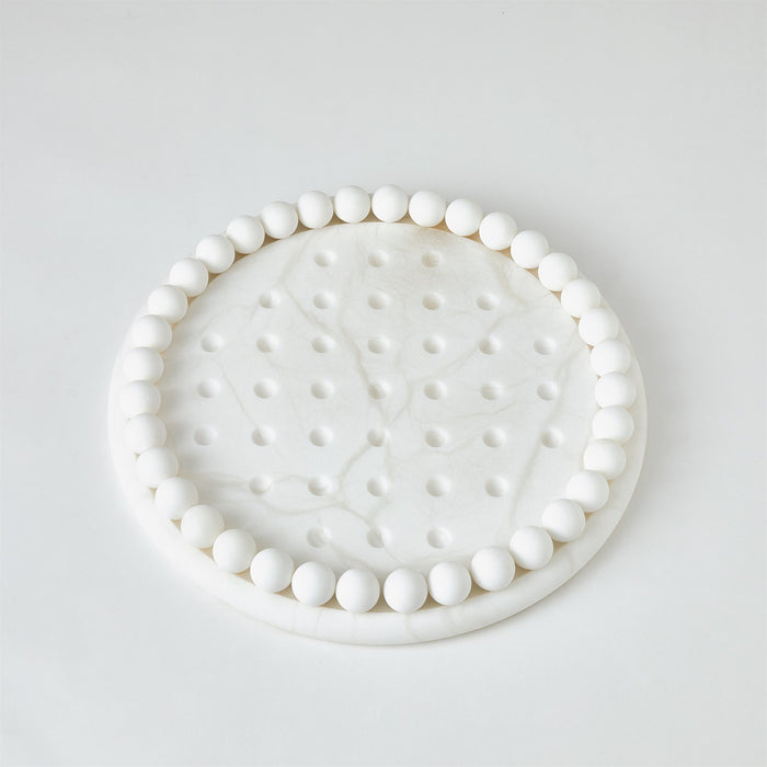 Privy Alabaster White Solitaire Game Set