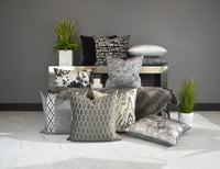 Holstein Black & Silver Superior Quality Luxurious Pillow