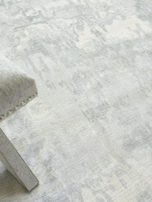 Rue Modern Silver Area Rug - Elegance Collection