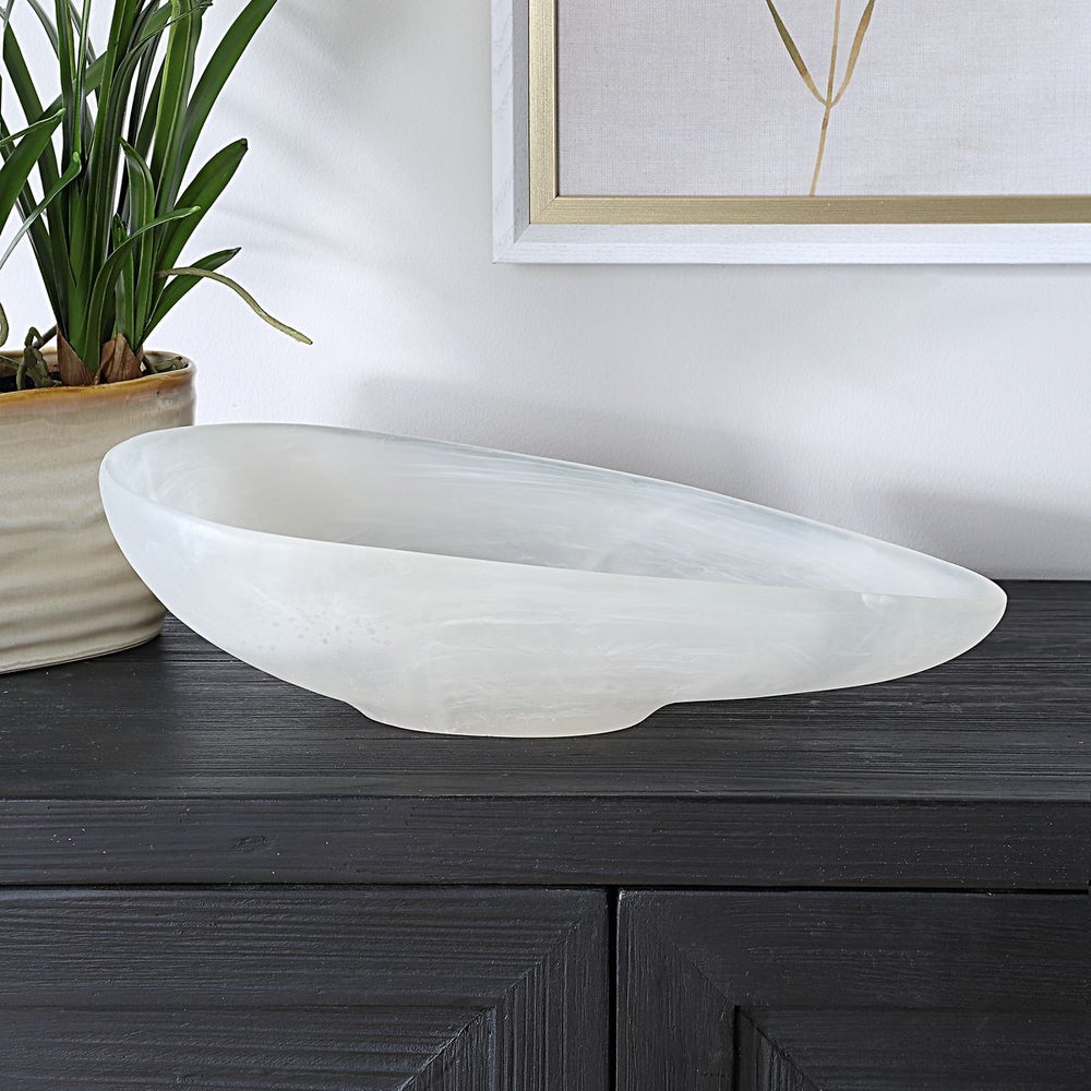 Marcie White Modern Bowl