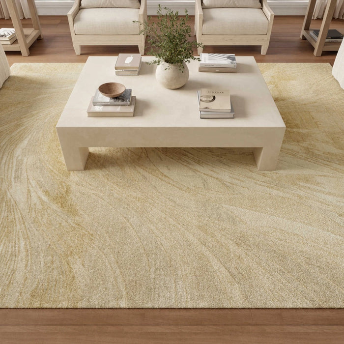 Meridith Beige/Grey Abstract Area Rug