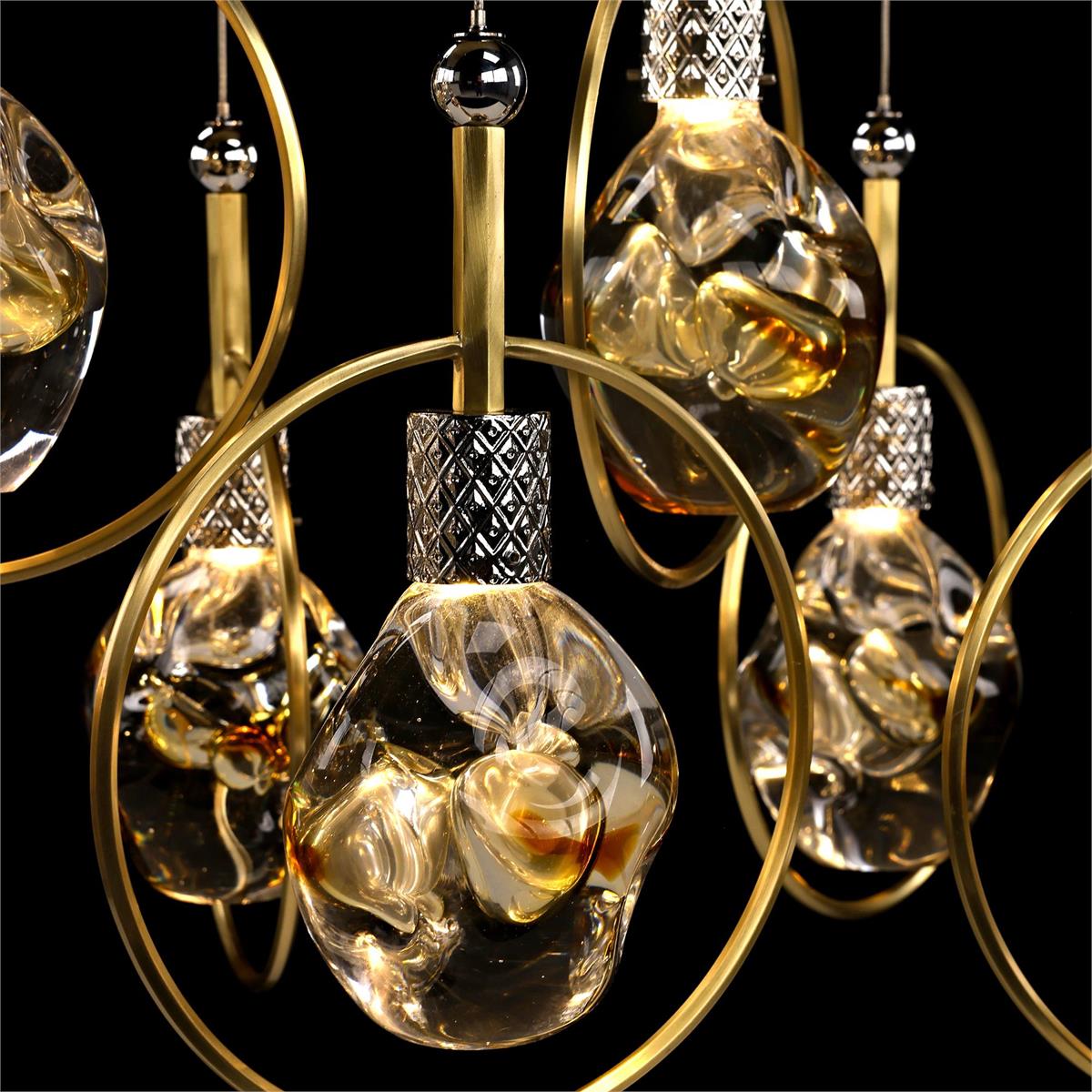 Francesca Fourteen-Light Horizontal Chandelier