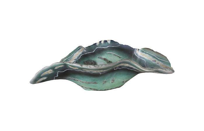 Onyx Fluorite Bowl, Faux Finish