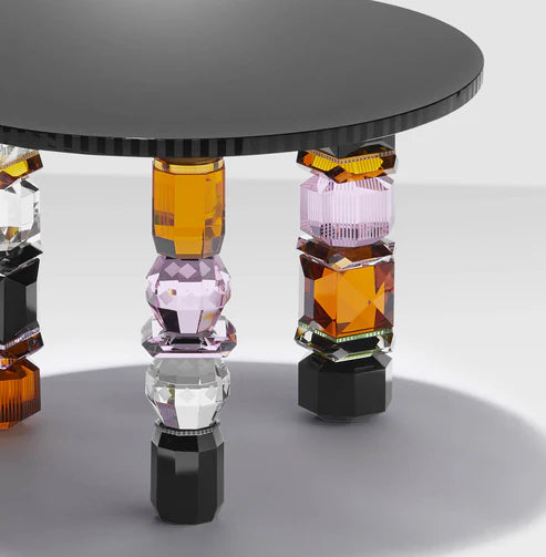 Frances European Artist Collection Crystal Table