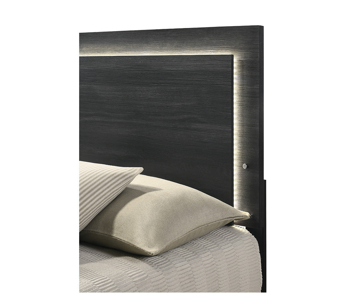 Vida Modern Grey Bed