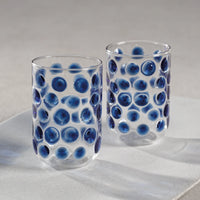 Airelles Drinking Glass - Blue (Set of 12)