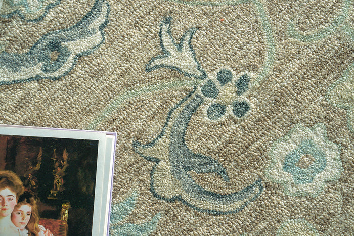 Nell Light Brown/Ivory  Luxury Area Rug