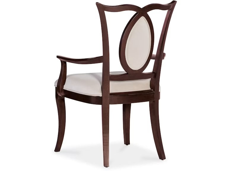 Vida Upholstered Dining Arm Chair