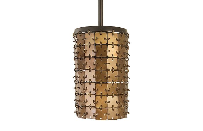 Armor Gold Pendant Lamp