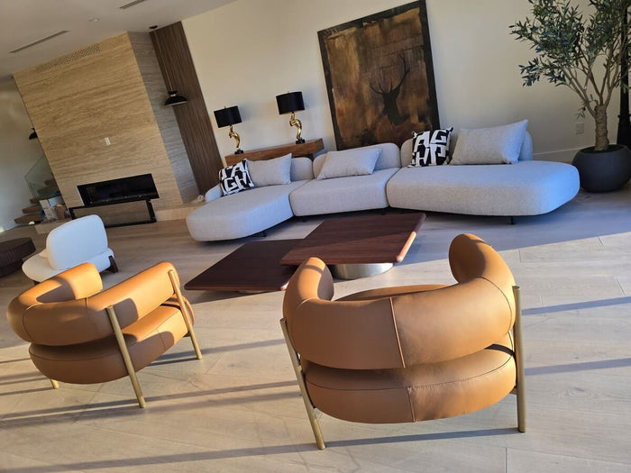 Emilia Modern Beige Sectional Sofa