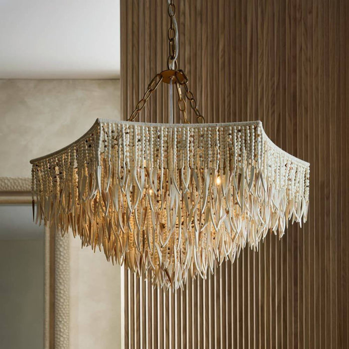 Josephine Ivory Mother of Pearl/Coconut Shell Chandelier