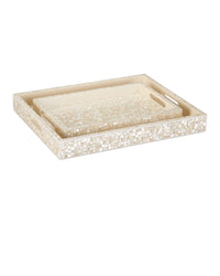 Amelie Mother of Pearl Trays (Set of 2)