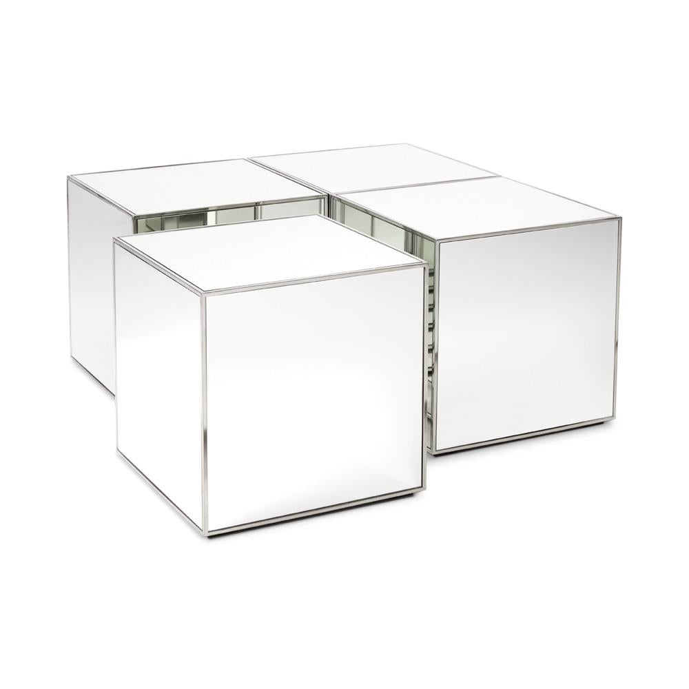 Cavallis Silver Cube Coffee Table