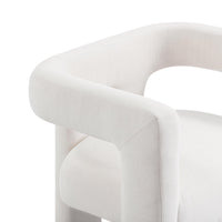 Sloane Bone White Fabric Chair