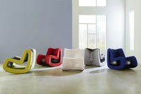 Straps White Rocking Chair
