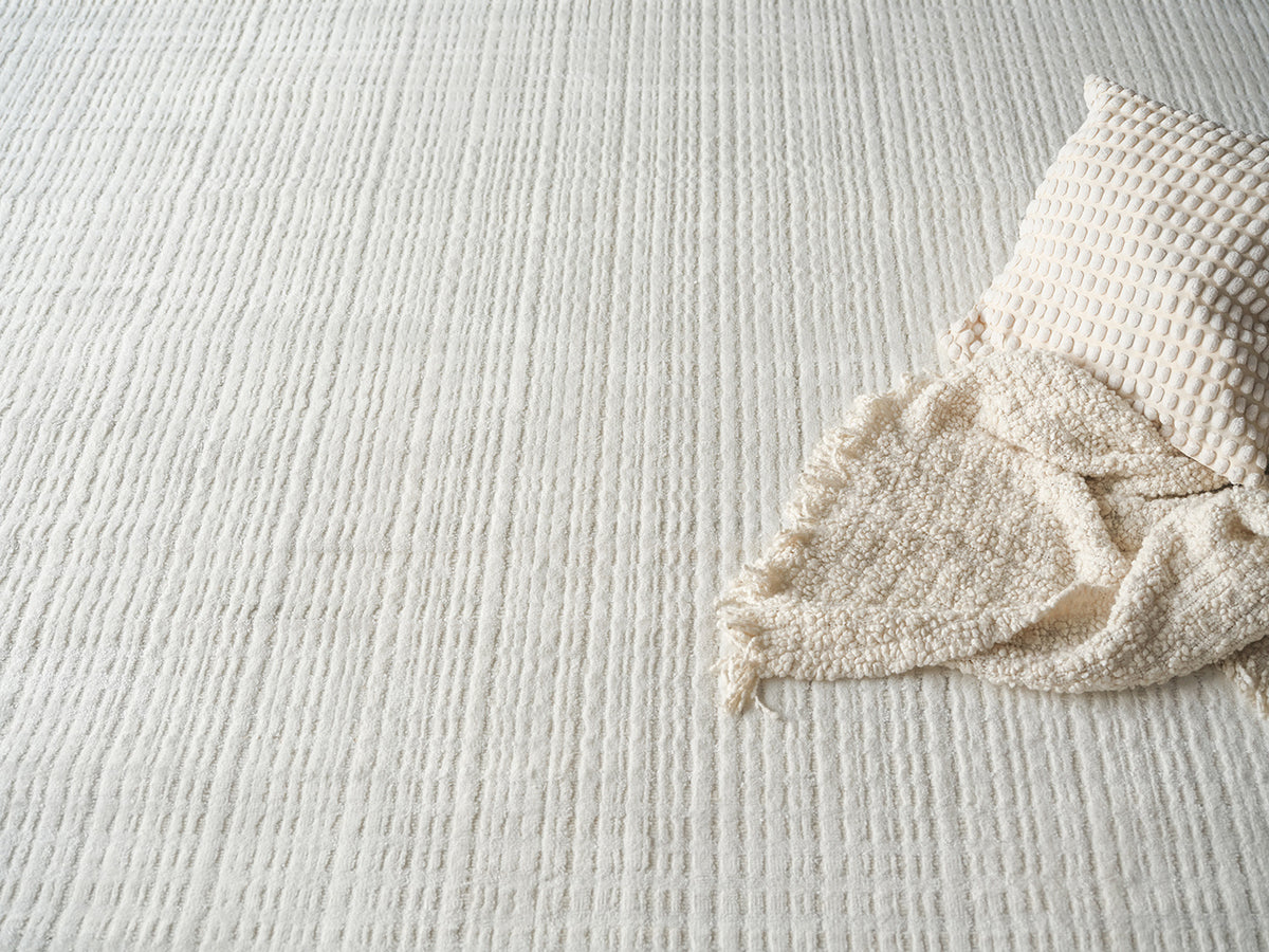 Rina Modern White Patterned Area Rug - Elegance Collection